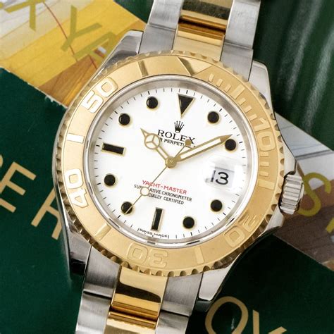 rolex yacht master oyster perpetual automatic gold steel 16623 horloge|rolex yacht master chronometer.